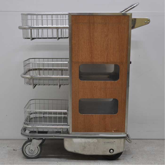 【中古】 車内販売車 新日本車輌 車内ワゴン車 移動 食事 飲み物 弁当 菓子    店舗什器【動産王】大阪☆送料無料