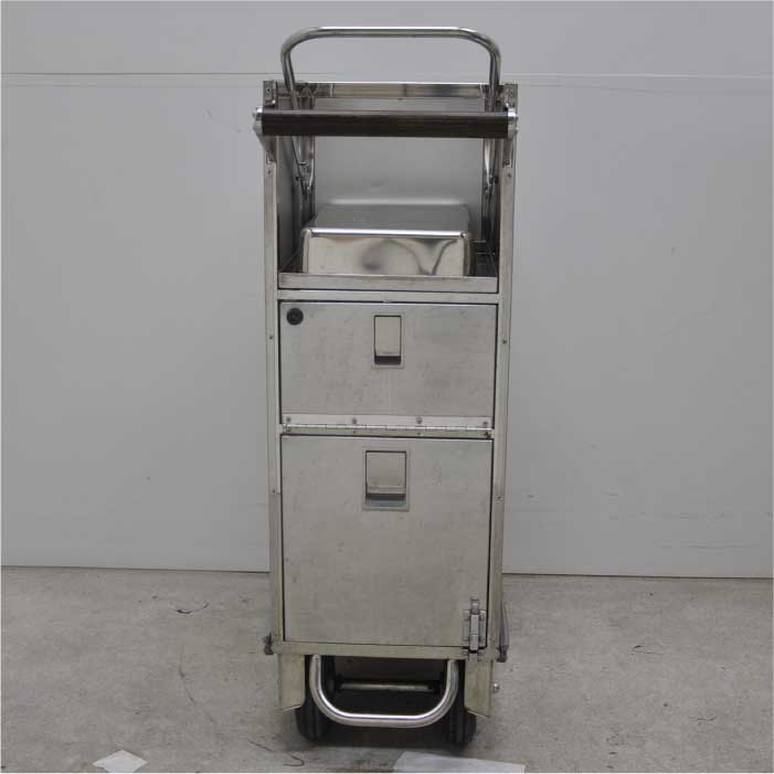 【中古】 車内販売車 新日本車輌 車内ワゴン車 移動 食事 飲み物 弁当 菓子    店舗什器【動産王】大阪☆送料無料