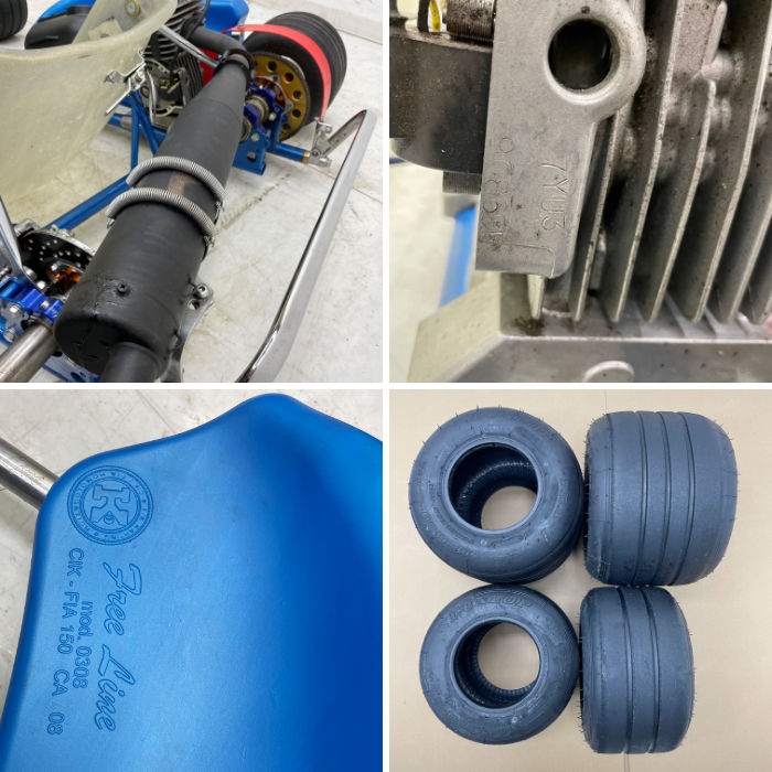 中古】 レーシングカート CIK-FIA 150 CA 8 Free Line フリー