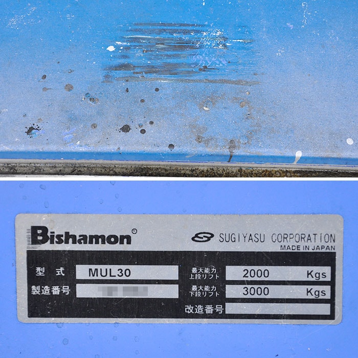 【中古】マクロススーパーローリフト MUL30 Bisyamon ビシャモン スギヤス 2012年頃 現状渡し【動産王】大阪☆送料無料