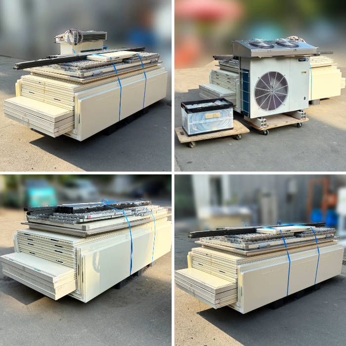 中古｜プレハブ冷蔵庫 1.5坪 ホシザキ HOSHIZAKI 2024年 冷蔵チャンバー ストッカー 貯蔵庫 ｜動産王｜千葉｜送料無料