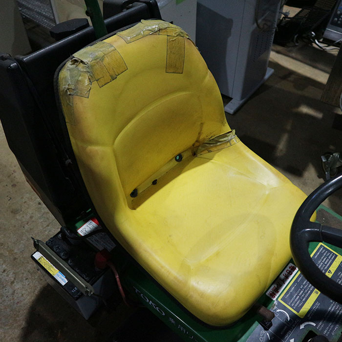 【中古】 乗用芝刈り機 リールモア JD 2653 東興産業 ジョンディア JOHN DEERE 芝刈機 ガソリン車 【動産王】千葉☆送料無料