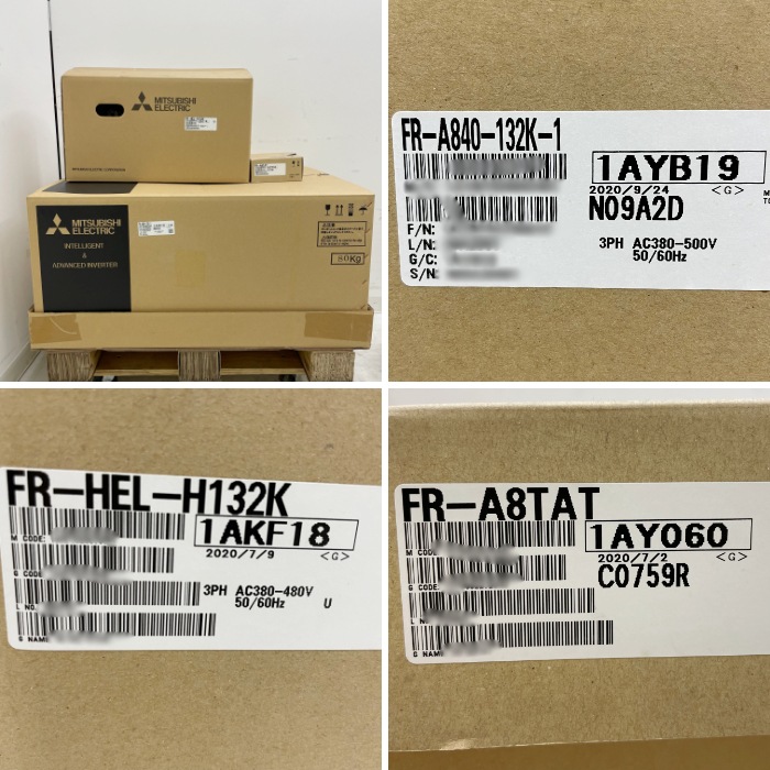 【新品】インバータ FR-A840-132K-1 三菱電機 2020年 未使用品【動産王】富山☆送料無料