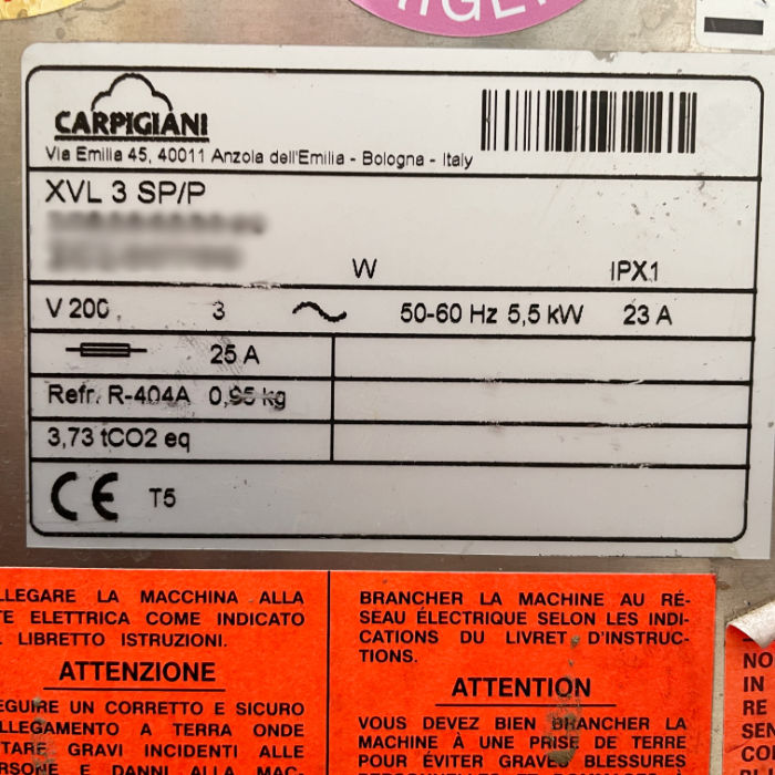 中古｜全自動 加熱殺菌機能付き ソフトクリームフリーザー 業務用