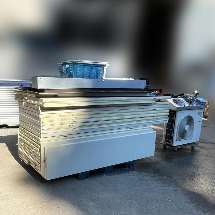 中古｜プレハブ冷蔵庫 3坪 外機:TAM200AT-SV 内機:TA201CH-UFK 東芝 2018年 冷蔵チャンバー 業務用 ｜動産王｜千葉｜送料無料