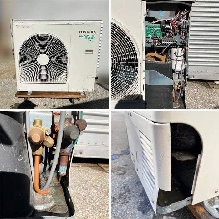 中古｜プレハブ冷蔵庫 3坪 外機:TAM200AT-SV 内機:TA201CH-UFK 東芝 2018年 冷蔵チャンバー 業務用 ｜動産王｜千葉｜送料無料
