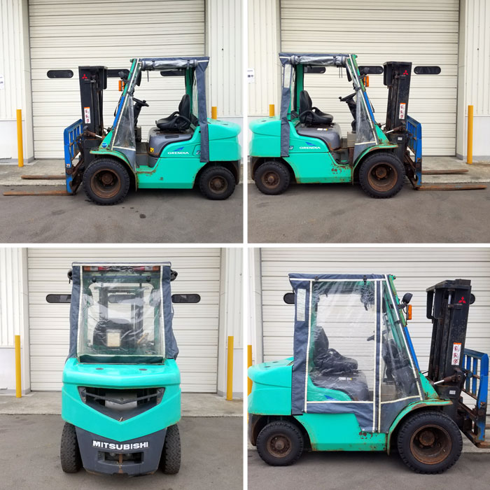 中古】フォークリフト FGE25T ニチユ三菱フォークリフト 2013年 2.5t