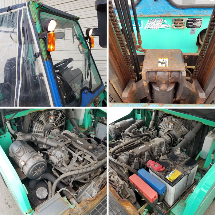 【中古】フォークリフト FGE25T ニチユ三菱フォークリフト 2013年 2.5t ガソリン  【動産王】千葉☆送料無料