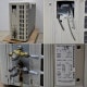 【中古】 プレハブ冷蔵ユニットセット 三相200V 室内機 PUA08H9-E 室外機 PUA08H9-C 三菱 2020年 1.0坪用 【動産王】大阪☆送料無料