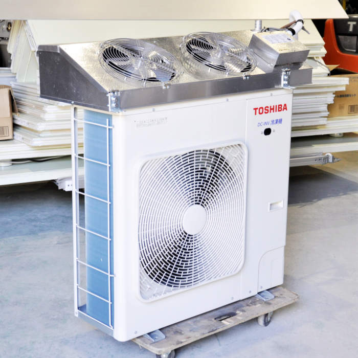 中古｜プレハブ冷蔵庫2.5坪 床無し CS-N0250DP-D 大和冷機 内)TA-200DM-UHK 外)TAM200AL-SV 東芝 2025年 ｜動産王｜大阪｜引取｜送料別