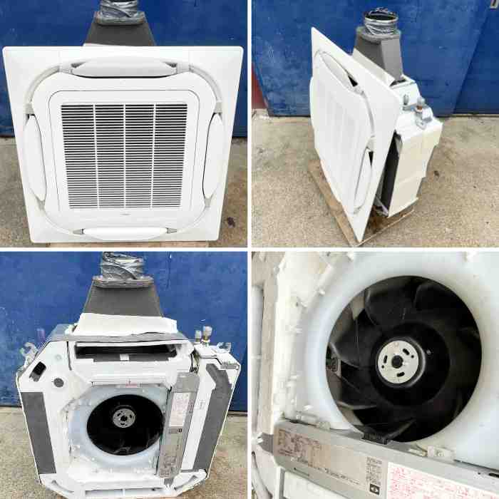 中古｜業務用ツイン天カセエアコン6馬力（内機）FHCP80FBx2（送風用1