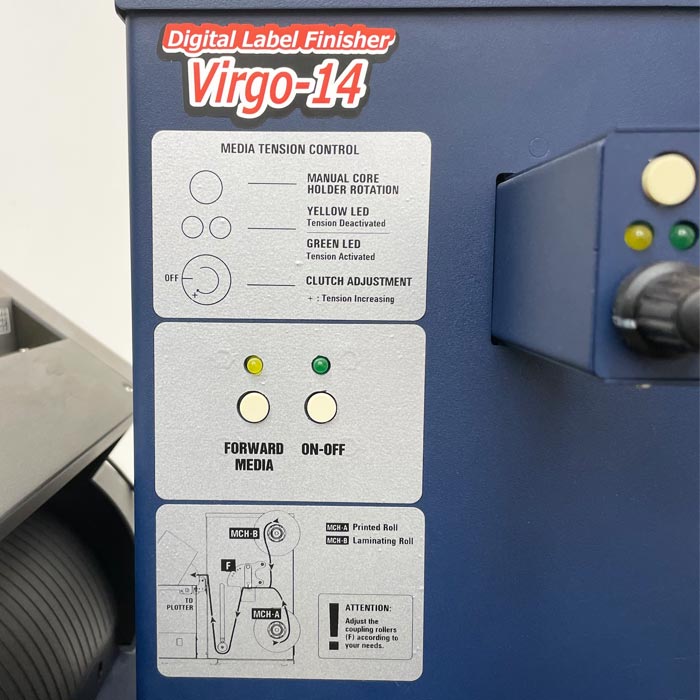 中古｜デスクトップラベルフィニッシャー Virgo-14 設楽印刷 小ロット 金型不要 ラミ加工 ｜動産王｜千葉｜送料無料