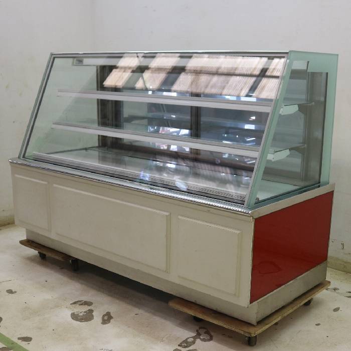 ショーケース　中古品 送料無料】ケーキ冷蔵ショーケース ZPC-0702RZ アリガ 2017年 ケーキ用