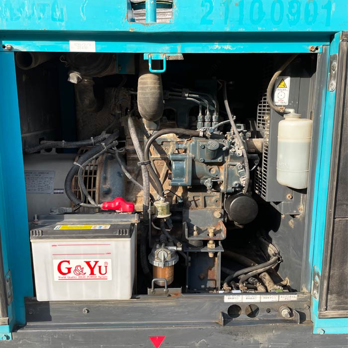 中古｜発電機 SDG13S 北越工業 2003年 軽油 ディーゼル ブラシレス方式 ｜動産王｜千葉｜送料無料