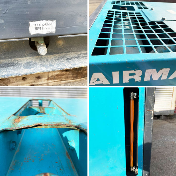 中古｜発電機 SDG13S 北越工業 2003年 軽油 ディーゼル ブラシレス方式 ｜動産王｜千葉｜送料無料