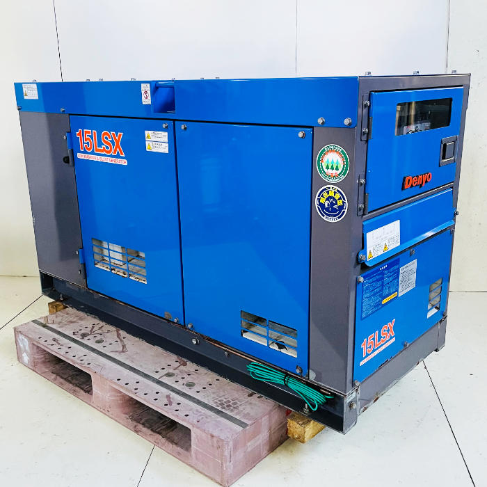 ※商談中【未使用】エンジン発電機 中古｜ディーゼルエンジン発電機 DCA-15LSX デンヨー 2019年 超低騒音