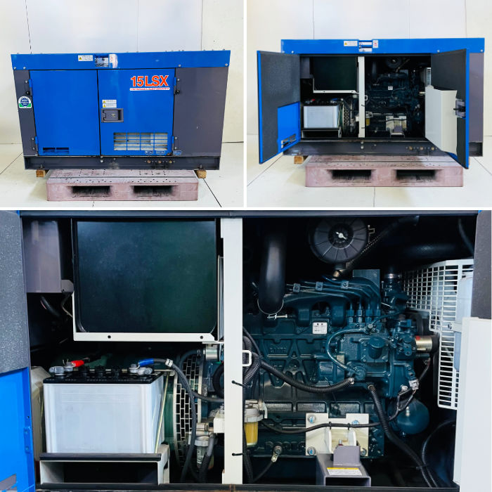 中古｜ディーゼルエンジン発電機 DCA-15LSX デンヨー 2019年 超低騒音
