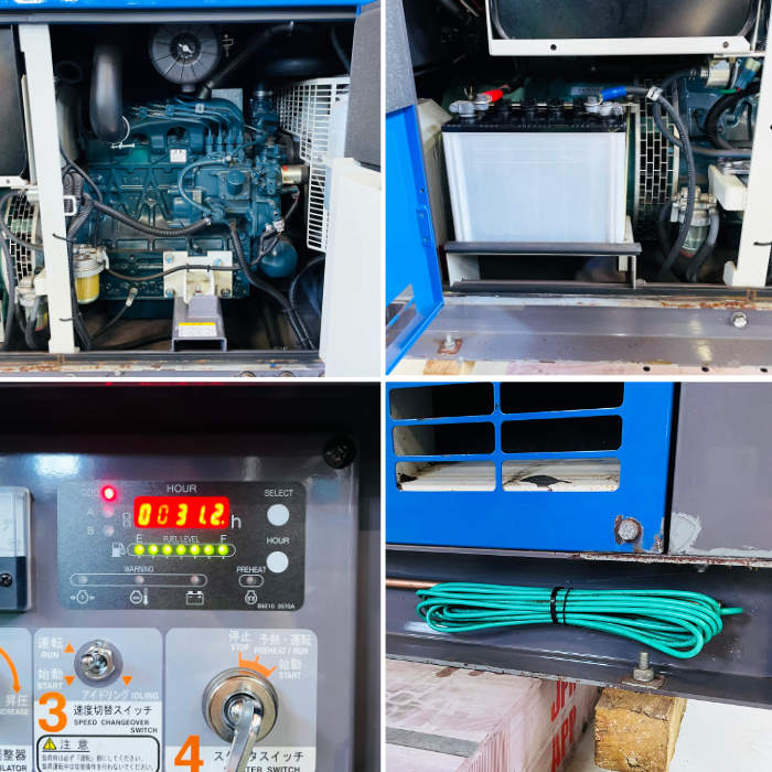 中古｜ディーゼルエンジン発電機 DCA-15LSX デンヨー 2019年 超低騒音