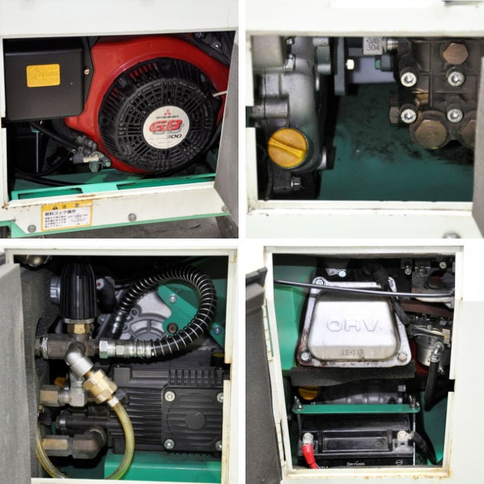 【中古】 高圧洗浄機 ジェットクリーン JC-2014GP 本体のみ 精和産業 2018年頃 ガソリンエンジン 【動産王】大阪☆送料無料