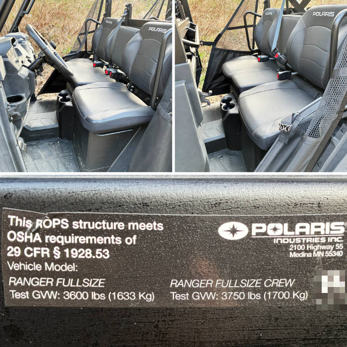 中古｜バギー UTV オフロードビークル RANGER XP 1000 CREW POLARIS 2023年 ガソリン クルーモデル ｜動産王｜千葉｜送料無料