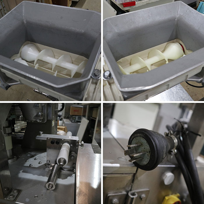 【中古】二連包あん機（2列火星人） WN055 レオン 2013年 成形機 和菓子 洋菓子 包餡機 現状渡し【動産王】千葉☆送料無料