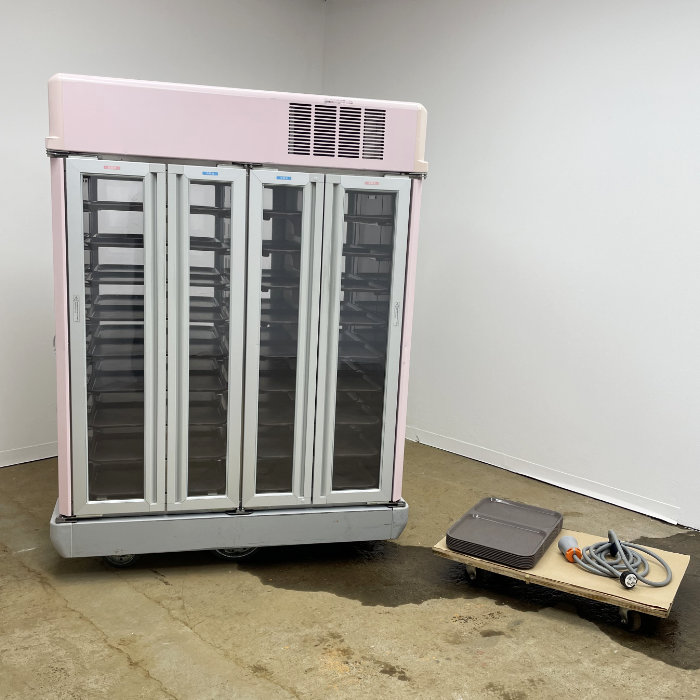 中古|温冷配膳車 手動式 MSC-36PSE3 ホシザキ 2017年 36膳 4列9段 給食 下膳 |動産王|千葉|引取|送料別