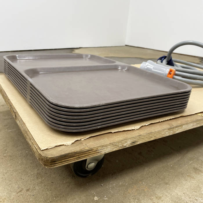 中古|温冷配膳車 手動式 MSC-36PSE3 ホシザキ 2017年 36膳 4列9段 給食 下膳 |動産王|千葉|引取|送料別