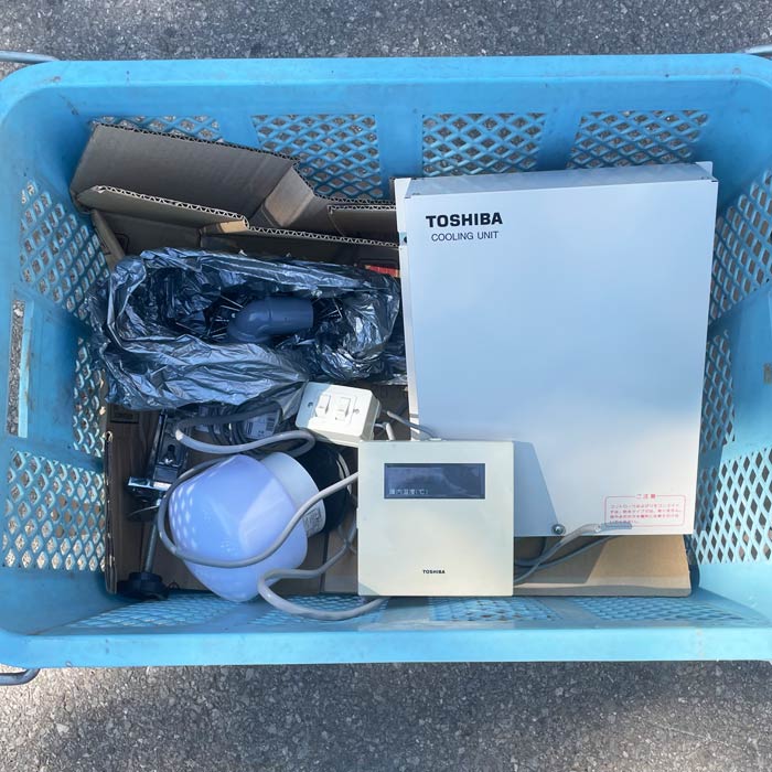 中古｜プレハブ冷蔵庫 1.5坪 東芝キャリア 外機TAM131AM-SV 内機TA-101CH-UFK 業務用 冷蔵チャンバー ｜動産王｜千葉｜送料無料