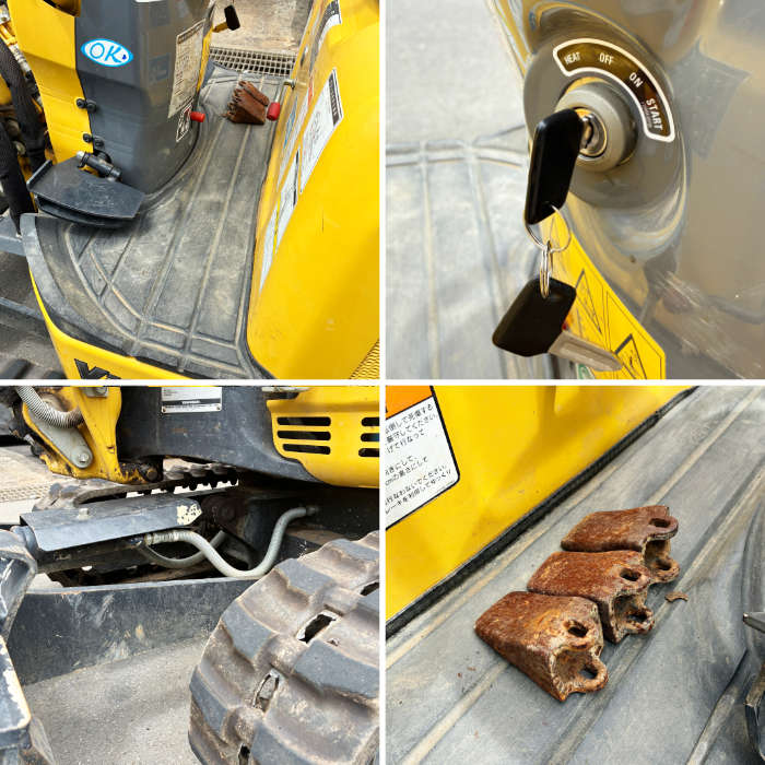 中古|ミニショベル ViO10-2A 後方超小旋回 ヤンマー 稼働166h 1tクラス ユンボ バックホー YANMAR |動産王|千葉|送料無料