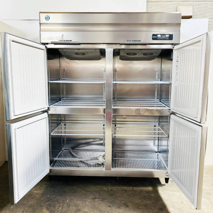 中古｜縦型冷凍冷蔵庫 HRF-150AF-1 ホシザキ 2024年 2凍2蔵 4枚扉 業務