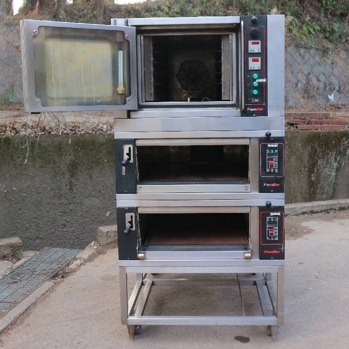 【中古】三段オーブン Pavailler B.V.P 2001年 【動産王】千葉☆送料無料