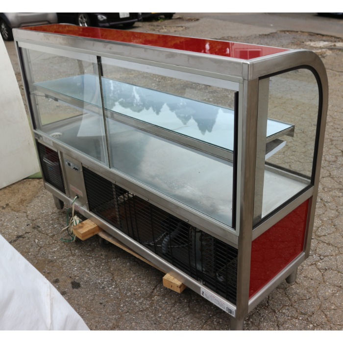 中古】対面 冷蔵ショーケース 業務用 OHGU-Sa-1500B 大穂製作所 ケーキ
