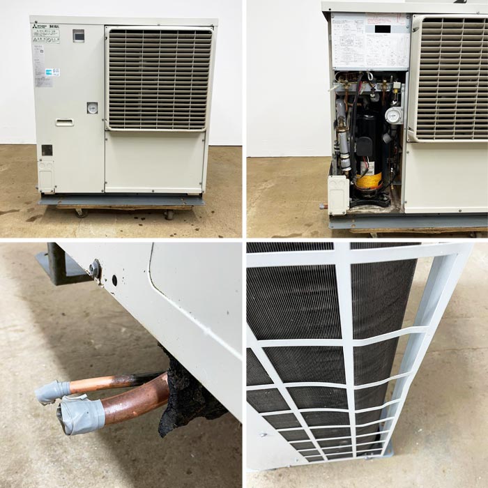 中古｜プレハブ冷蔵ユニット 外機：ERA-EN30A 内機：UCR-N5VHB 三菱電機 2018年 プレハブ 業務用 ｜動産王｜千葉｜送料無料