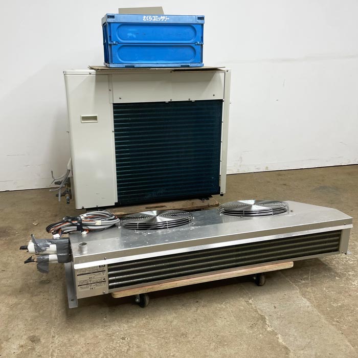 中古|冷蔵ユニットクーラー 外機:HUS-11RA-UCI 内機:HUS-15RB-E ホシザキ 2018年製 業務用 |動産王|千葉|送料無料