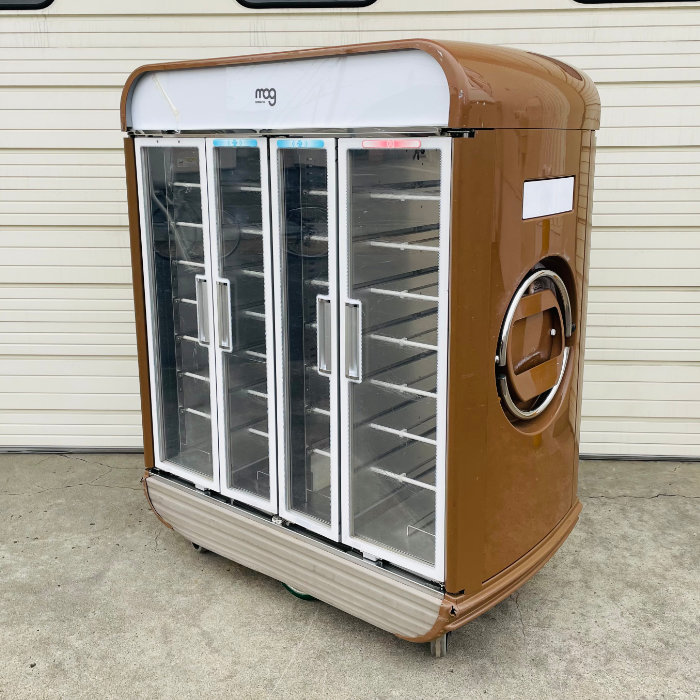 中古】温冷配膳車 MOG32SMF-CB 日本給食設備 2016年 32膳 手動式【動産