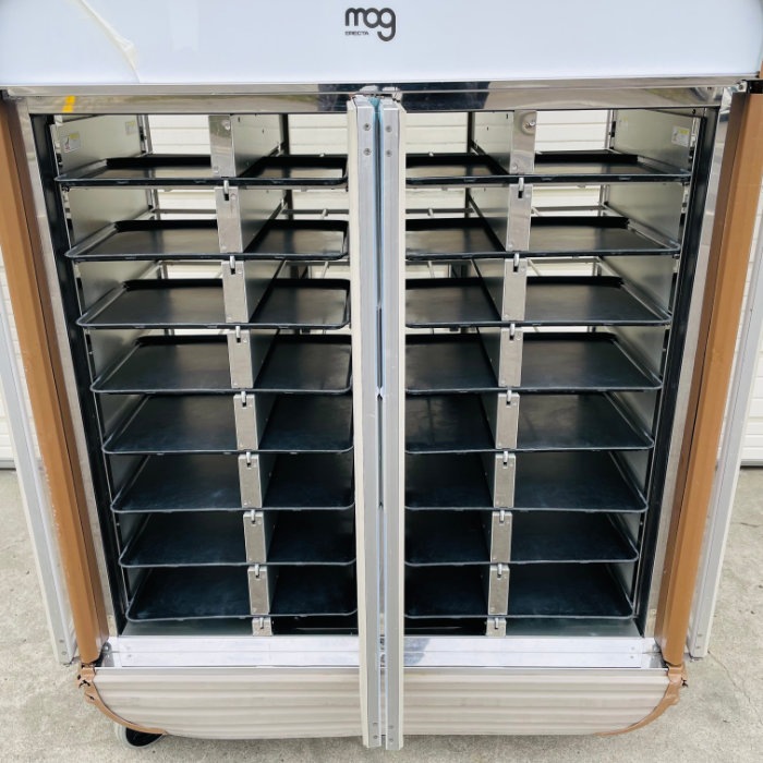 中古】温冷配膳車 MOG32SMF-CB 日本給食設備 2016年 32膳 手動式【動産