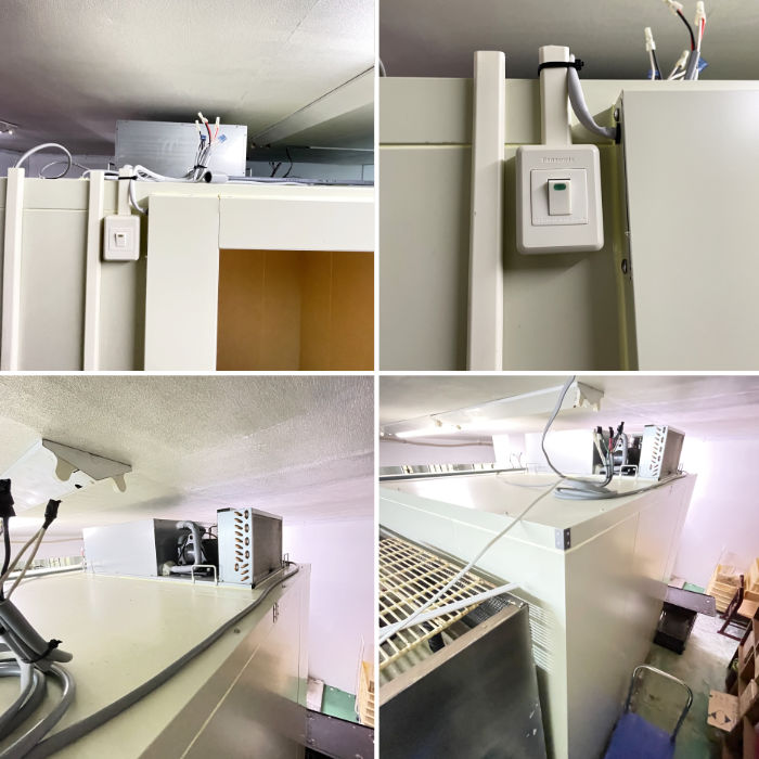 中古｜プレハブ冷蔵庫 1.0坪 DP310D-19 大和冷機 PCU-TV100M(冷却ユニット）パナソニック 2018年製 ｜動産王｜愛知｜送料無料