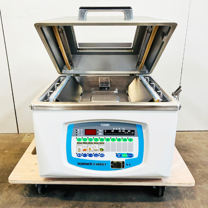 中古｜卓上真空包装機 V-455G-1 TOSEI 2019年 卓上 両サイドシール