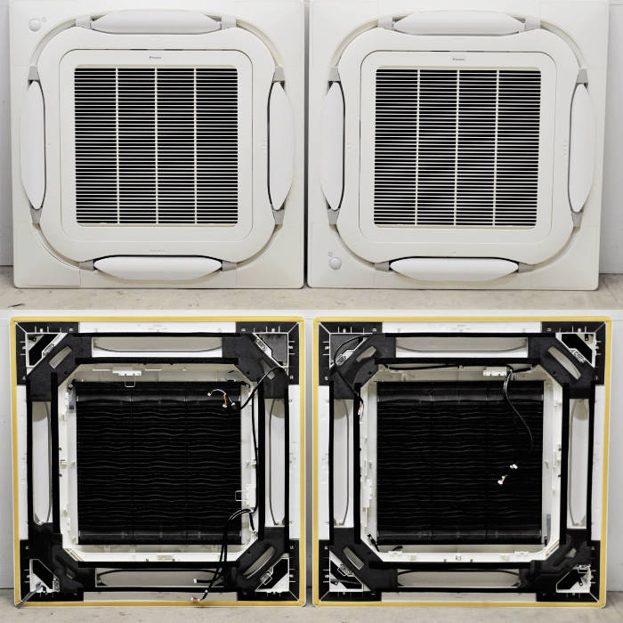 中古|天井カセット形エアコン 6馬力 ツイン 室内機FXYFP80DB×2台 室外機RXTP160DA ダイキン 2021年 |動産王|大阪|送料無料