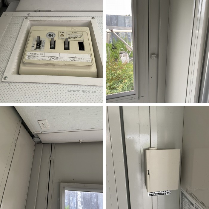 【中古】ユニットハウス J5MA630 三協フロンティア 2020年 コンテナ ハウス PUZ-ERMP80HA6 三菱電機エアコン 現状渡し【動産王】千葉☆送料無料