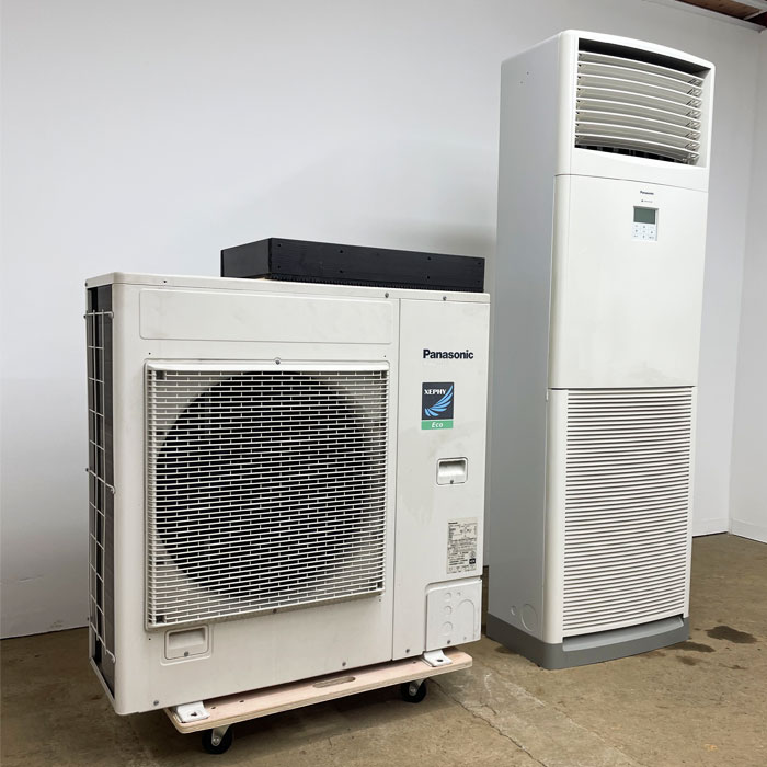 中古|床置きエアコン 5馬力 外機CU-P140H7 内機CS-P140B7 パナソニック 2022年 業務用|動産王|千葉|引取|送料別