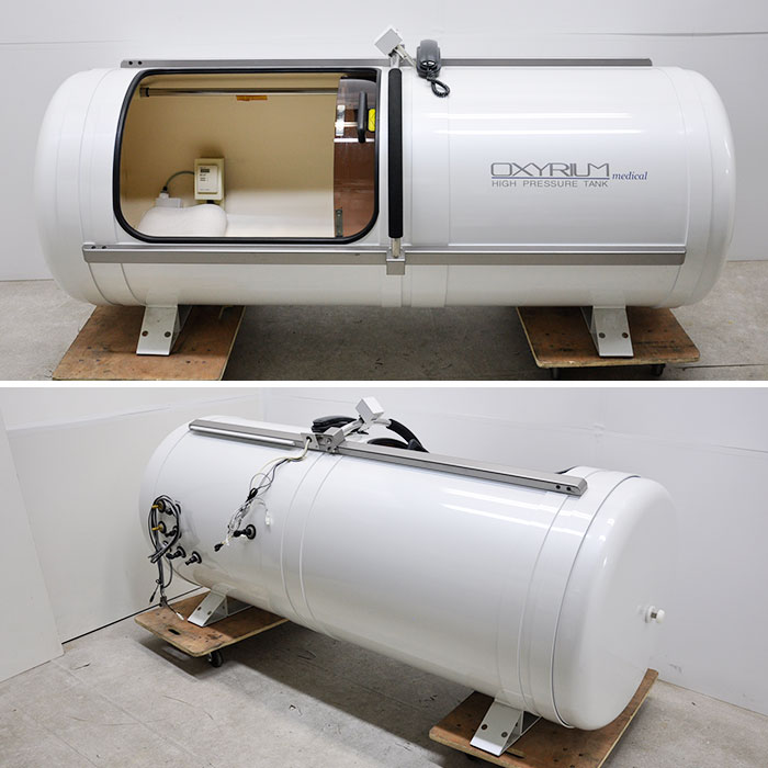 【中古】酸素カプセル OXYRIUM medical O2ハリーテクノ オキシリウムカプセル HIGH PRESSURE TANK 店舗什器【動産王】大阪★引取限定