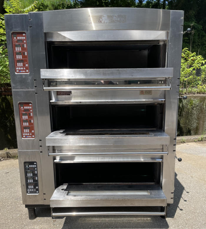 【中古】 三段オーブン 明和エンジニアーズ 2010年 オーブン 改造品 【動産王】千葉☆送料無料