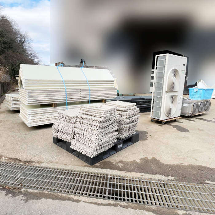 中古|プレハブ冷蔵庫 6.25坪 TAM501AB-SV TA-500CH-HFK 東芝 スライド扉 冷蔵チャンバー 業務用 |動産王|千葉|送料無料