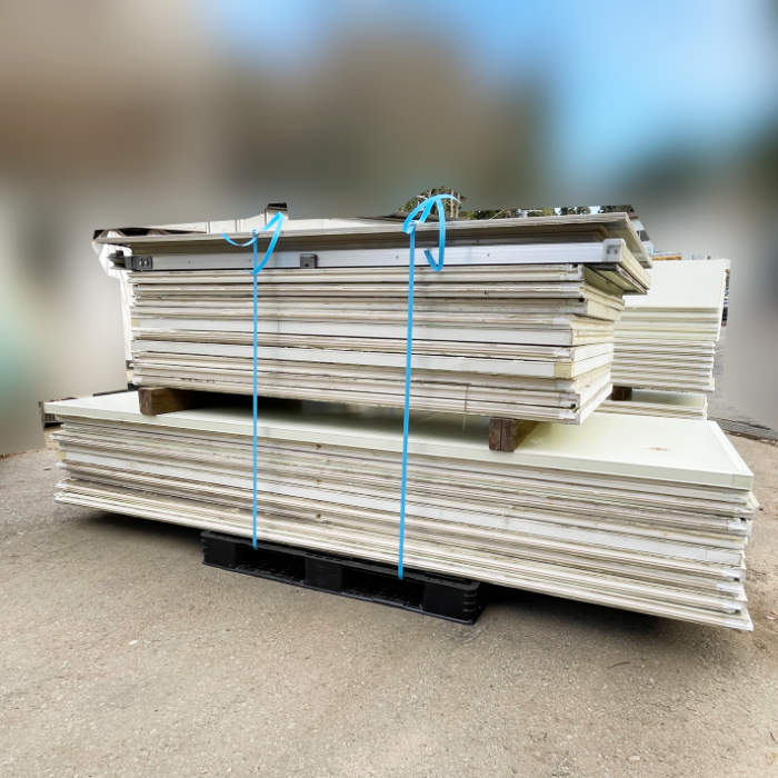 中古|プレハブ冷蔵庫 6.25坪 TAM501AB-SV TA-500CH-HFK 東芝 スライド扉 冷蔵チャンバー 業務用 |動産王|千葉|送料無料