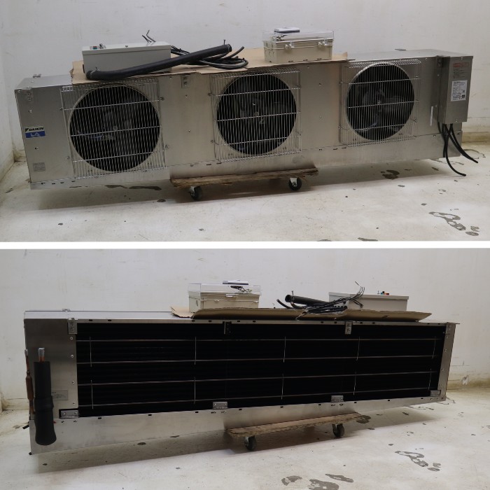 【中古】冷蔵用ユニットクーラー ECOV-D37WA 三菱(外機) LVALPE10A ダイキン(内機) 2021年【動産王】千葉☆送料無料
