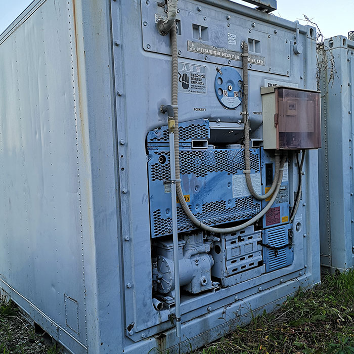 中古｜冷蔵コンテナ 12フィート 12ft CPE51-3TWA5 三菱 1988年 倉庫｜現状渡し｜動産王｜千葉｜送料無料