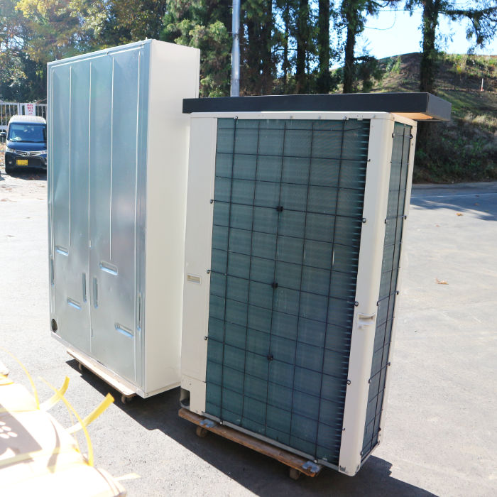 【中古】 置き形エアコン 業務用 三菱電機 内)FDFVXP2804AG 外)FDCVP2804H 10馬力 2018年 置き型 【動産王】千葉☆送料無料