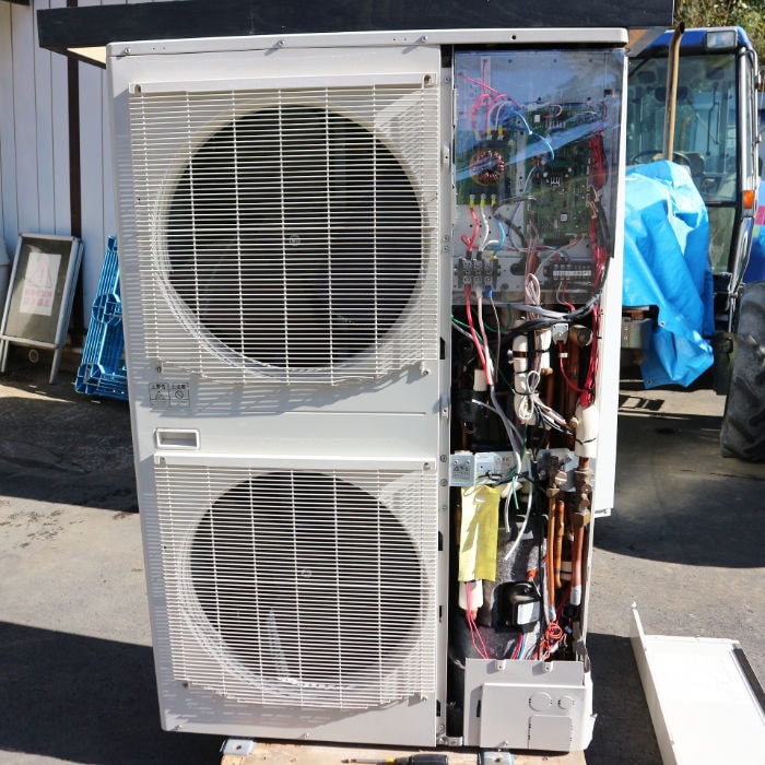 【中古】 置き形エアコン 業務用 三菱電機 内)FDFVXP2804AG 外)FDCVP2804H 10馬力 2018年 置き型 【動産王】千葉☆送料無料