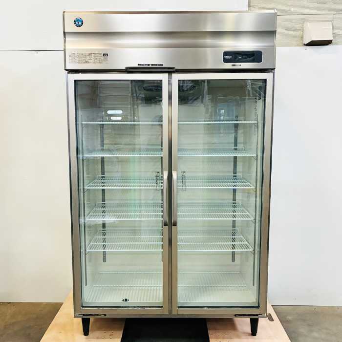 中古｜リーチイン冷蔵ショーケース RS-120AT ホシザキ 2018年 縦型冷蔵ショーケース 2枚扉 ｜動産王｜北海道｜引取｜送料別